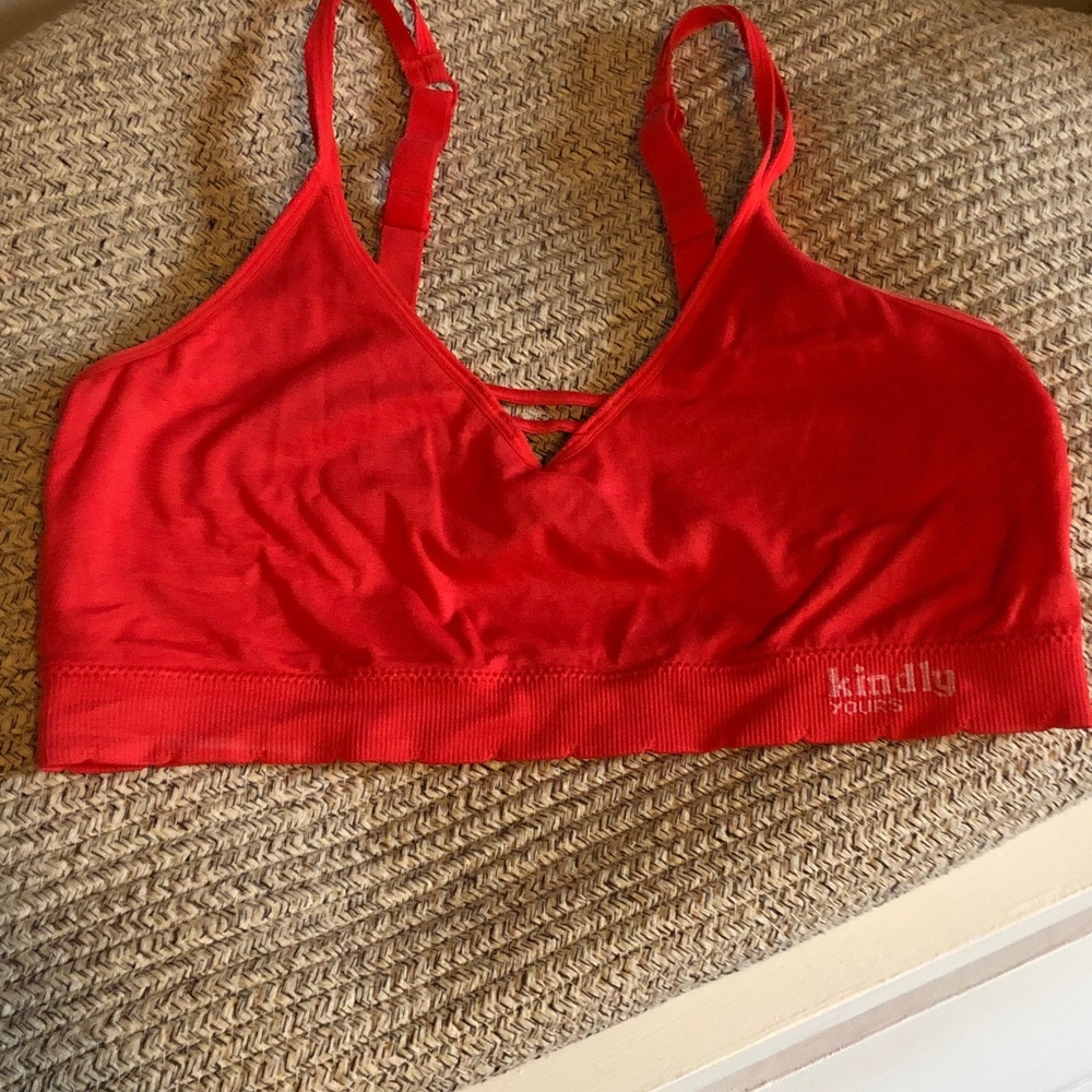 Kindly Yours Red Bralette